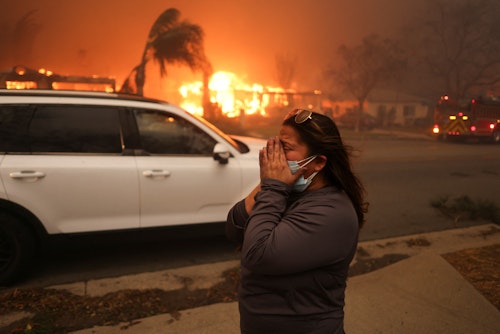 Scenes of devastation in Los Angeles 