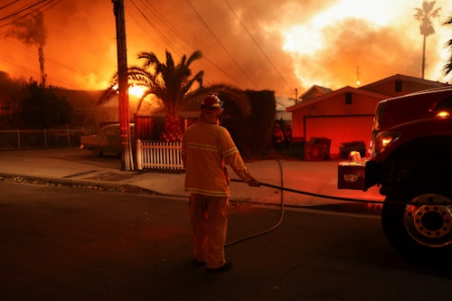 Scenes of devastation in Los Angeles 