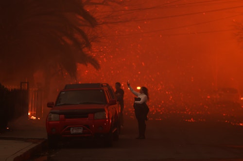 Scenes of devastation in Los Angeles 
