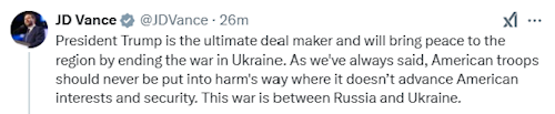 Kremlin demands clarity on Vance interview 
