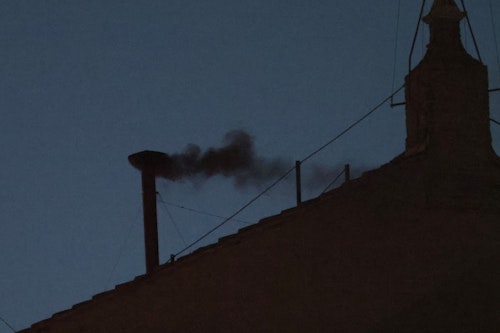 It's black smoke