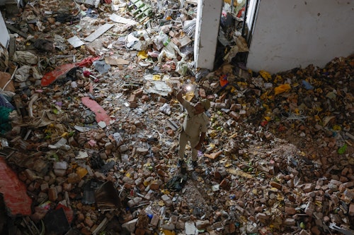 Fotos: Restos no local do acidente