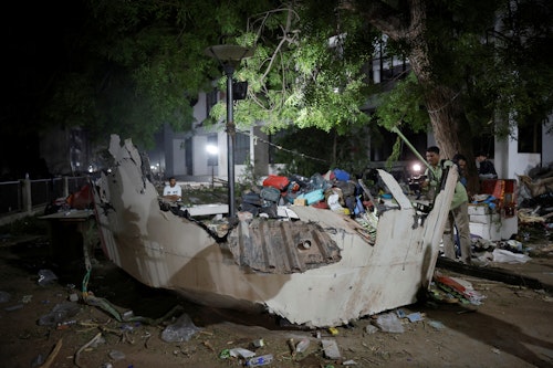 Fotos: Restos no local do acidente