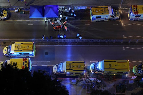 In pictures: Emergency operations and shelters set up