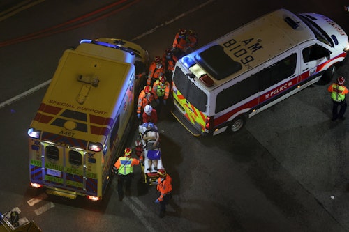 In pictures: Emergency operations and shelters set up