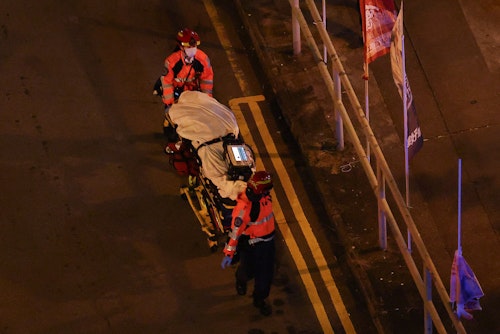 More pictures from the scene