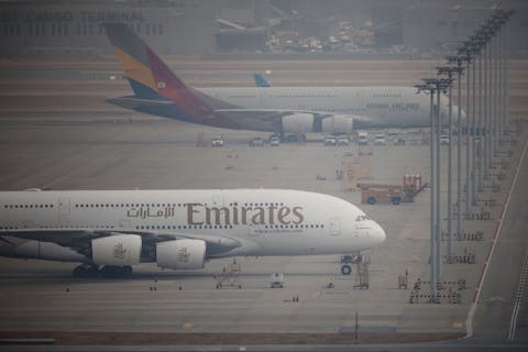 فرودگاه بین‌المللی اینچئون، کره جنوبی، ۵ مارس ۲۰۲۶.