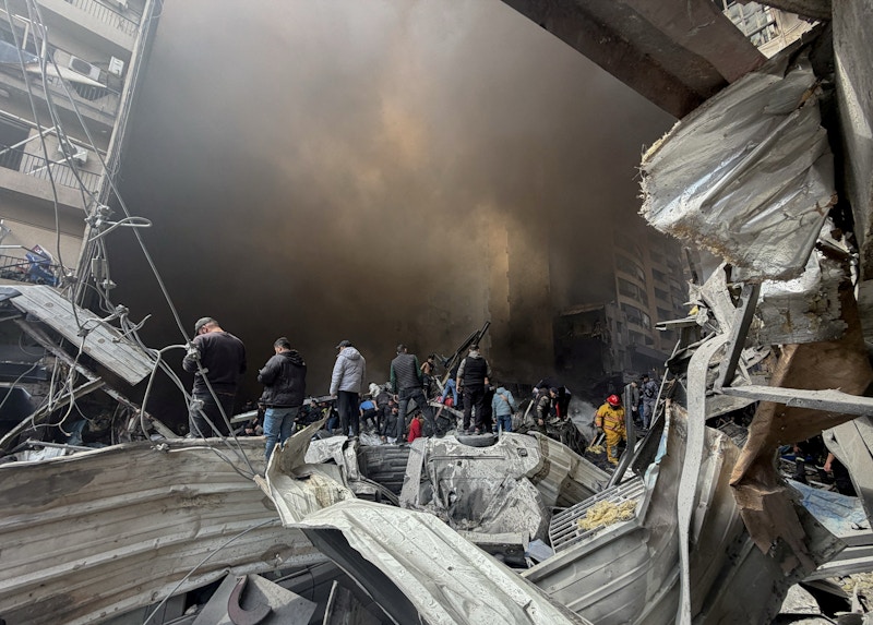 Aftermath of Beirut strike