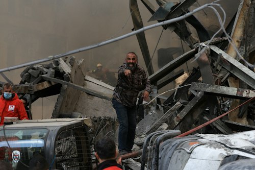 Scenes from Beirut on Wednesday