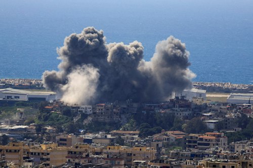 Scenes from Beirut on Wednesday