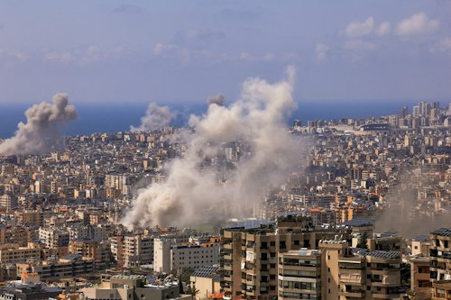 Scenes from Beirut on Wednesday