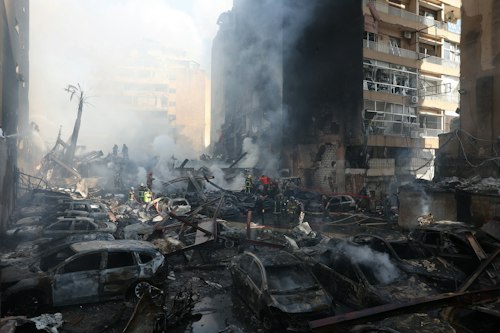 Scenes from Beirut on Wednesday
