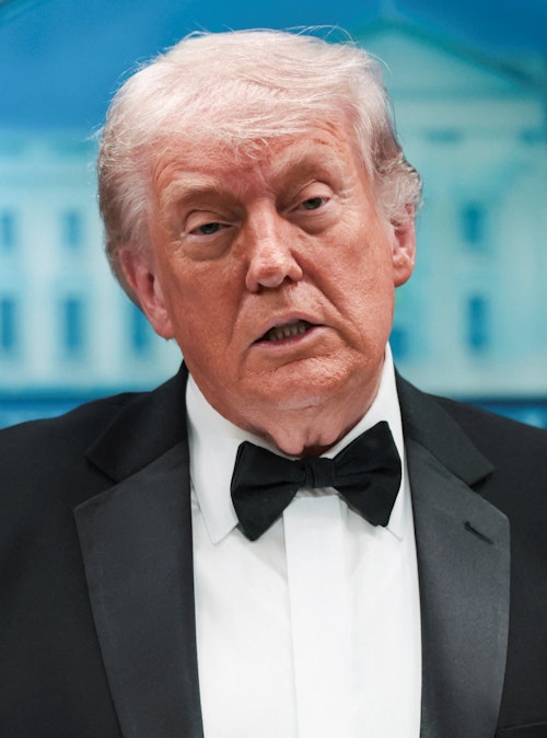 Trump was at the dinner after years of boycotting