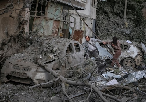 In pictures: Damage and destruction in Kyiv