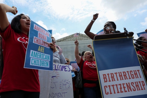 The administration argued 'birth tourism' is rife