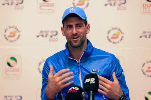 Djokovic finds 'another gear' to down Machac in Dubai opener
